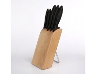 Набор ножей Fiskars Essential 5 шт. с деревянным блоком