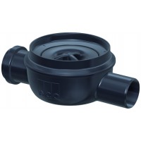 Нижняя часть трапа ACO EasyFlow (горизонтальный выпуск, низкая, с дополнительным впускным патрубком)