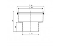 Переходник канализационный 160 на 110мм ТП-82.160/110