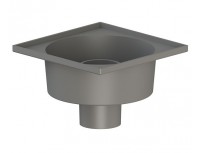 Трап вертикальный Комфорт с двойным затвором (гидрозатвор + механический "сухой" затвор) ТП-102.50-150VS(Hs+Ms)