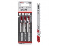 Пилка для электролобзика по пластику (прямой и чистый рез) BOSCH T102D Clean for PP (2608667443)
