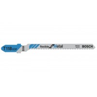 Пилка для электролобзика по металлу (для криволинейных пропилов) BOSCH T118EOF Flexible for Metal (2608636231)