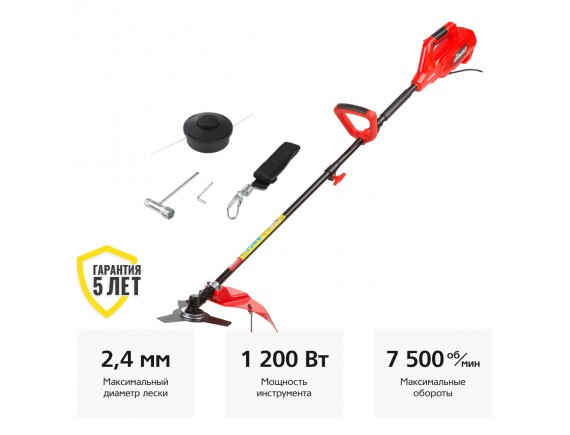 Триммер электрический Hammer ETR1200CRD