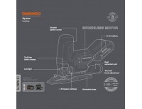 Лобзик аккумуляторный DAEWOO DAJ 2621Li SET