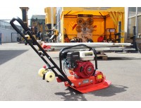 Виброплита Impulse VP60L Loncin G200F (колеса)