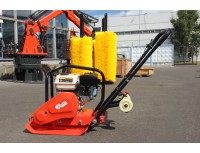 Виброплита Impulse VP60L Loncin G200F (колеса)