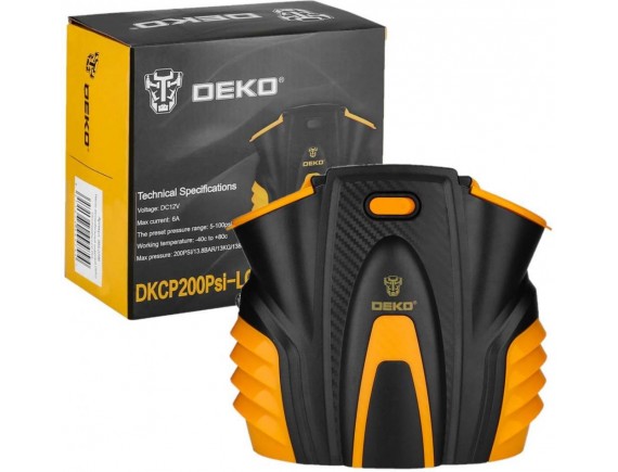 Насос автомобильный цифровой DEKO DKCP200Psi-LCD Plus
