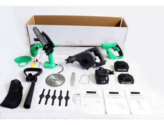 Набор садового аккумуляторного инструмента ZITREK (GreenCut 20, ZKBL20, GreenSaw 20 Extra Power)