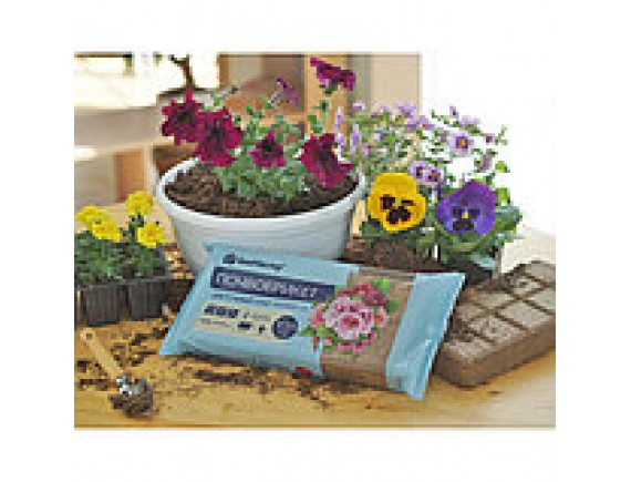 Почвобрикет Цветочный сад, 10л