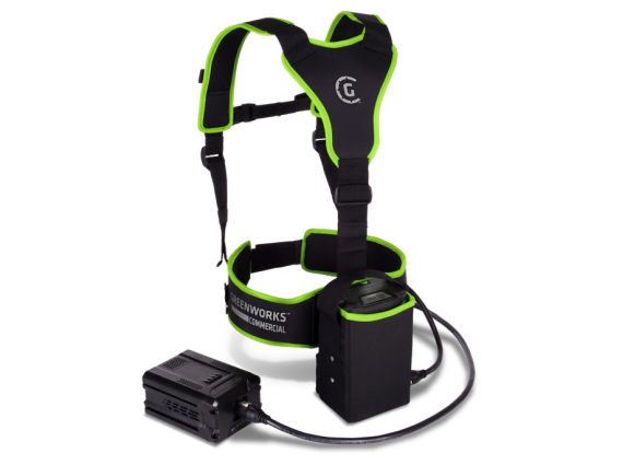 Поясной держатель с переходником для зарядки аккумуляторов Greenworks G82BC 82V