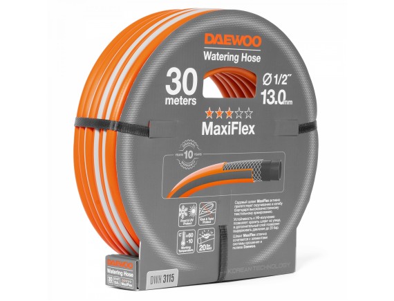 Шланг MaxiFlex диаметр 1/2" (13мм), длина 30м, DAEWOO DWH 3115
