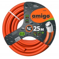 77019 AMIGO Шланг садовый пятислойный 3/4 дюйма (19мм), 25м