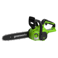 Цепная пила аккумуляторная Greenworks 24V G24CS25K4 (1хАКБ 4Ач и ЗУ) 25см