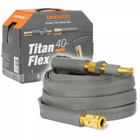 Шланг DAEWOO TitanFlex, 40м, 5/8" (15мм) с комплектом для полива