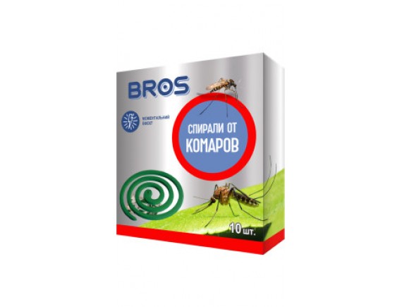 Спирали от комаров BROS, уп-ка 10шт