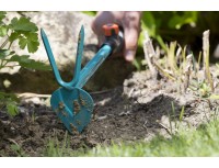Тяпка садовая 2 зубца и сердцеобразное лезвие Gardena комбисистема (7 см, без рукоятки)