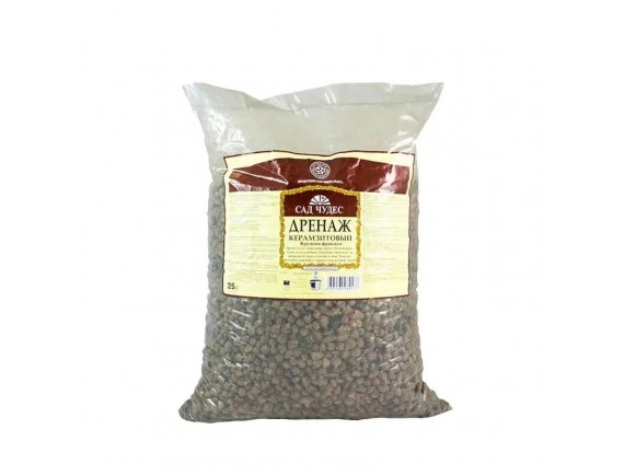 Дренаж керамзитовый, фракция 10-16мм, мешок 25л