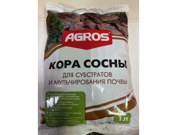 Кора сосны AGROS, 1л