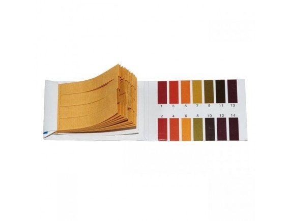 Лакмусовая бумага для проверки кислотности воды и почвы, набор 80 полосок