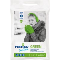 Безопасный противогололёдный реагент ICECARE GREEN, мешок 5кг