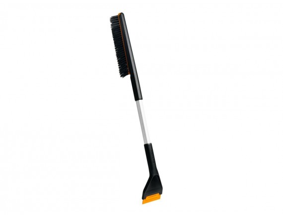 Щетка автомобильная для снега 76см со скребком Plus FISKARS (щетка-сметка снеговая, съемный скребок), 1078494