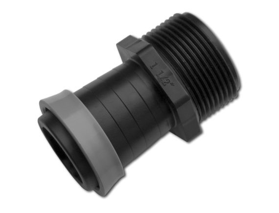 Соединитель для оросительной ленты ТУМАН 32 мм с внеш. резьбой 1"