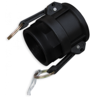 Соединитель CAMLOCK Тип D, адаптер с эксцентриковыми зажимами и внутренней резьбой 3" (76мм), полипропилен