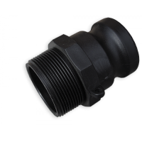 Соединитель CAMLOCK Тип F, адаптер с наружной резьбой 1 1/2" (38мм), полипропилен