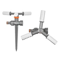 Ороситель вращающийся 3-х рожковый пластиковый WHITE LINE, блистер, WL-6107