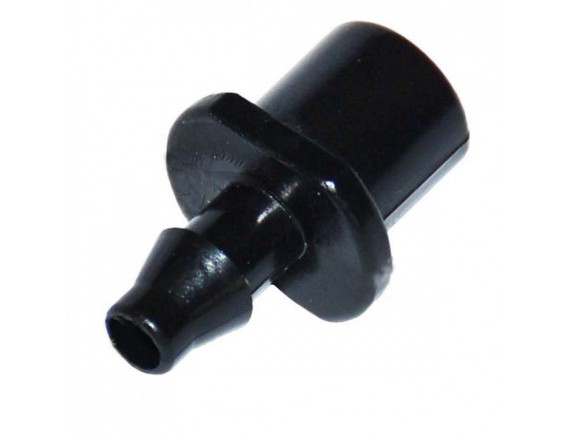 Плунжер-адаптер с шипа на разъем 6мм для соединения микротрубок и миниспринклеров с трубой, арт. 5145