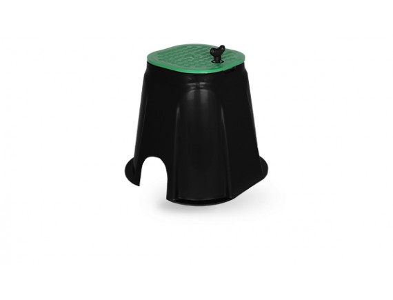 Короб для систем полива, бокс пластиковый для клапана, 6 дюймов, POELSAN MINI