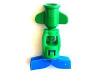 Микроспринклер (микроджет) подвесной 1,5-3 бар, 90-127л/ч, радиус 3-4м, синяя форсунка, арт. MS1013