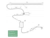 Фитолампа Горыныч*3 на прищепке, Sunlike 4000+660