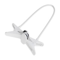 Подставка для светильника ULI-P на прищепке, длина трубки 600мм, белая, UFP-M04D-600 WHITE POLYBAG 