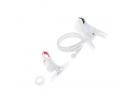 Штатив гибкий с прищепкой и держателем для фитосветильника, Ritter, белый