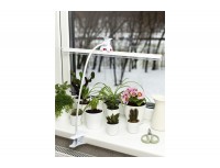 Штатив гибкий с прищепкой и держателем для фитосветильника, Ritter, белый