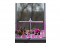 Штатив гибкий с прищепкой и держателем для фитосветильника, Ritter, белый