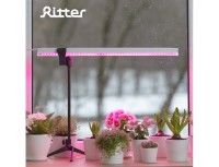 Штатив телескопический с держателем для светильника, черный, Ritter