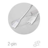 Кабель соединительный для фитолампы ЭРА FITO-C7 (2 pin), 1м, коннекторы IEC С7-IEC С8