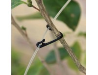 Фиксированные зажимы, крючки двухсторонние пластиковые для подвязки растений