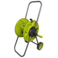 Тележка для шланга 1/2′′ 50м, металл/пластик, CLOVER, LIME EDITION NEW, LE-9104, BRADAS