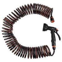 Комплект со спиральным шлангом и 9-функциональным пистолетом SPIRNG FLEX, 15 м, BRADAS WSF15