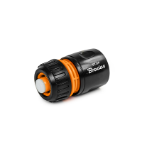 Муфта быстросъемная 1/2" или 5/8" с аквастопом, серия BLACK LINE, ECO-PWB2140L