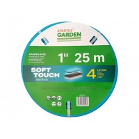 Шланг поливочный STARTUL GARDEN SOFT TOUCH, 1", 25м, четырехслойный, армированный