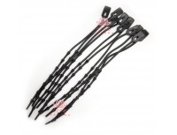 Стяжки резиновые многоразовые для подвязки и фиксации растений 13см, 20шт