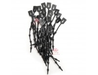 Стяжки резиновые многоразовые для подвязки и фиксации растений 13см, 20шт