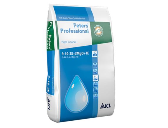 Удобрение минеральное водорастворимое Peters Professional Plant Finisher 9-10-38+3MgO+TE, 15кг