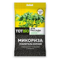 Стимулятор роста, биогриб с активной добавкой для рассады Микориза TUT BIO, гранулы, 10г 