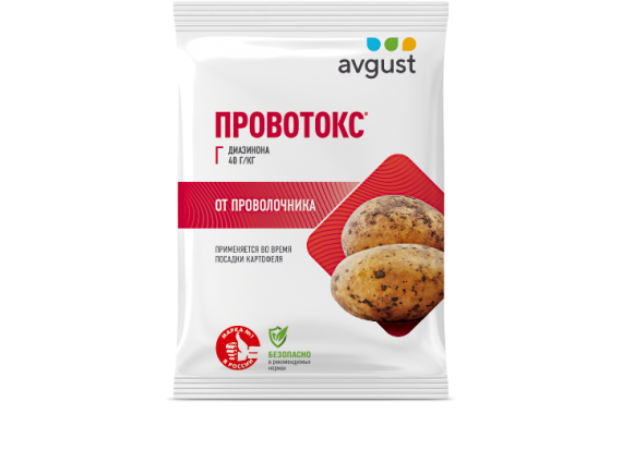 Эффективный препарат для защиты от проволочника Провотокс Г, 120г