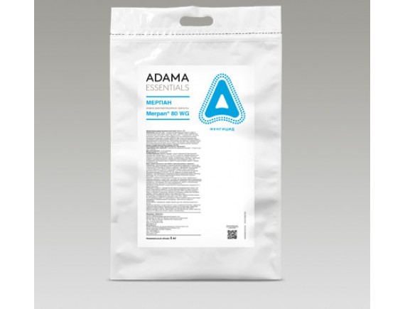 Мерпан, ВДГ, СП, 5кг, контактный фунгицид для защиты садов от комплекса болезней (парша, плодовая гниль)